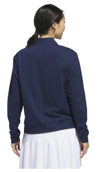 Adidas Ultimate365 half-zip sudadera de mujer, azul marino