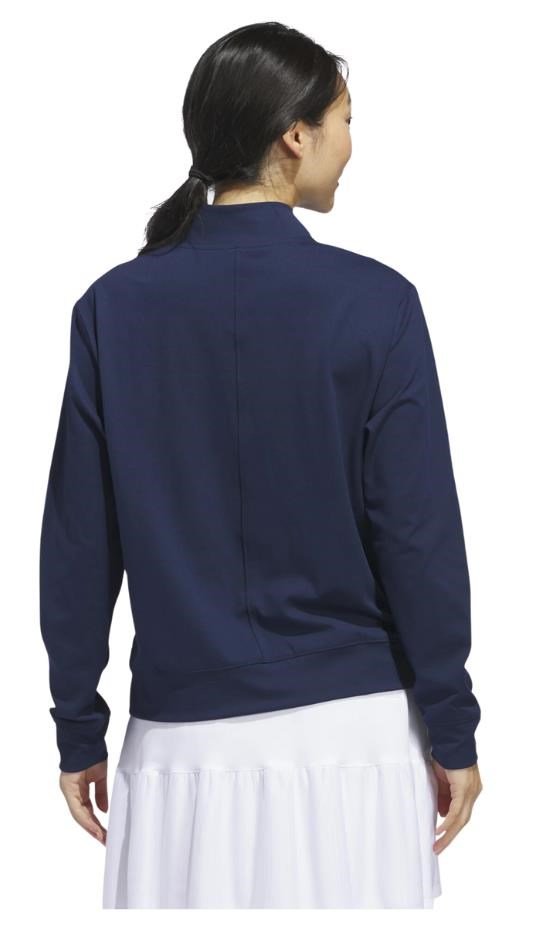 Adidas Ultimate365 half-zip sudadera de mujer, azul marino