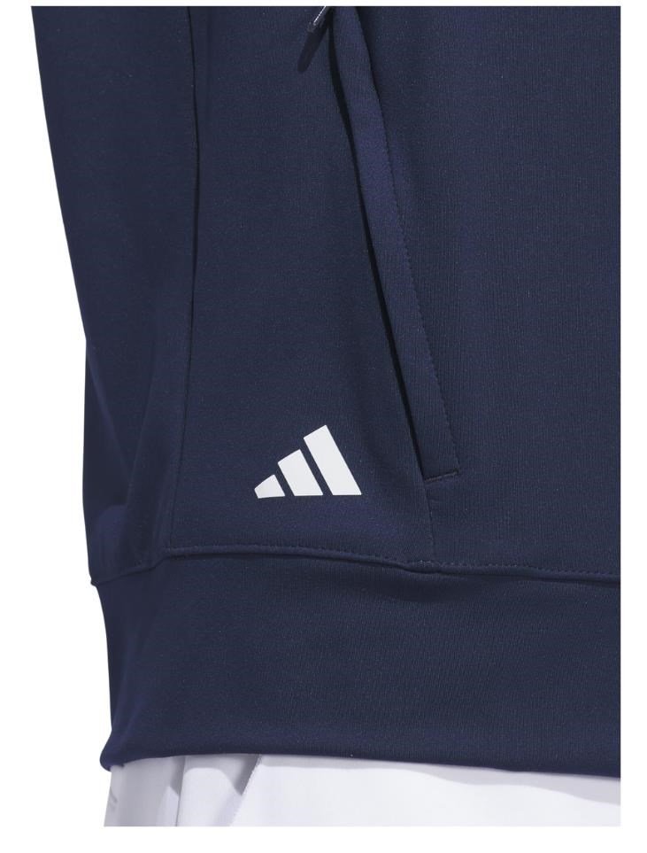Adidas Ultimate365 half-zip sudadera de mujer, azul marino