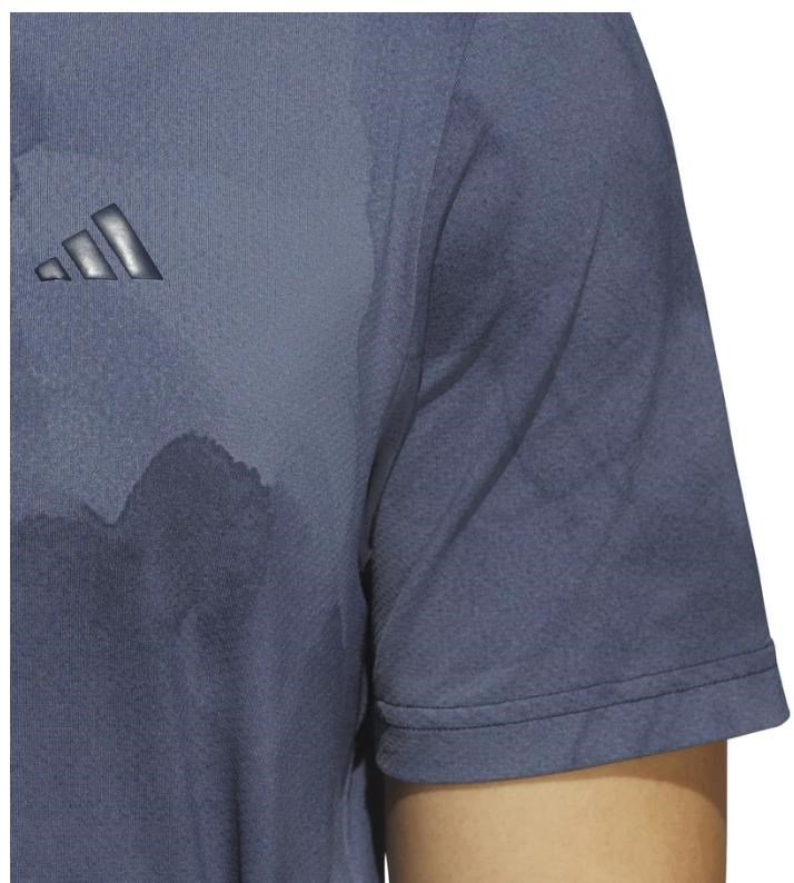Adidas Tour Printed Mesh polo de hombre, collegiate navy/preloved ink