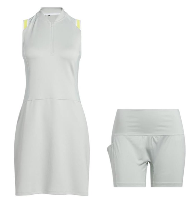 Adidas Ultimate365 Racerback sin mangas vestido de mujer, wonder silver