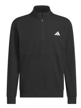 Adidas Tour 1/4-zip sudadera de hombre, negro