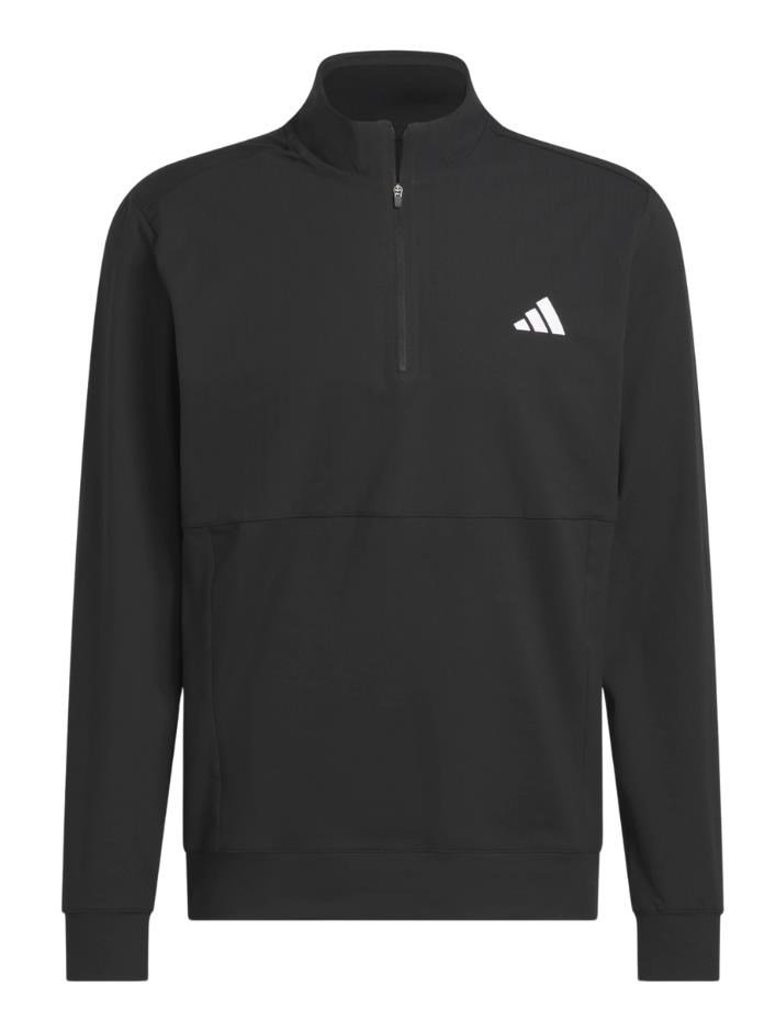 Adidas Tour 1/4-zip sudadera de hombre, negro