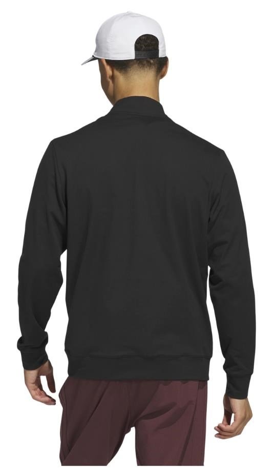 Adidas Tour 1/4-zip sudadera de hombre, negro