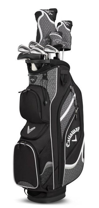 Callaway Solaire 10PC set de golf para damas, grafit, negro