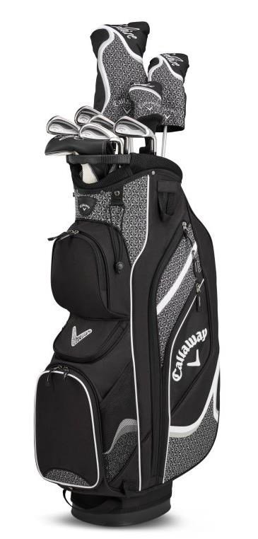 Callaway Solaire 10PC set de golf para damas, grafit, negro