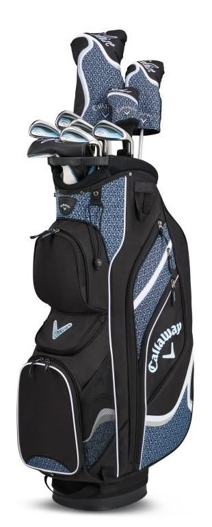 Callaway Solaire 10PC set de golf para mujer, grafit, light blue