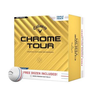 Callaway Chrome Tour Triple Track pelotas de golf 2024 (4 docenas, 48 pelotas)