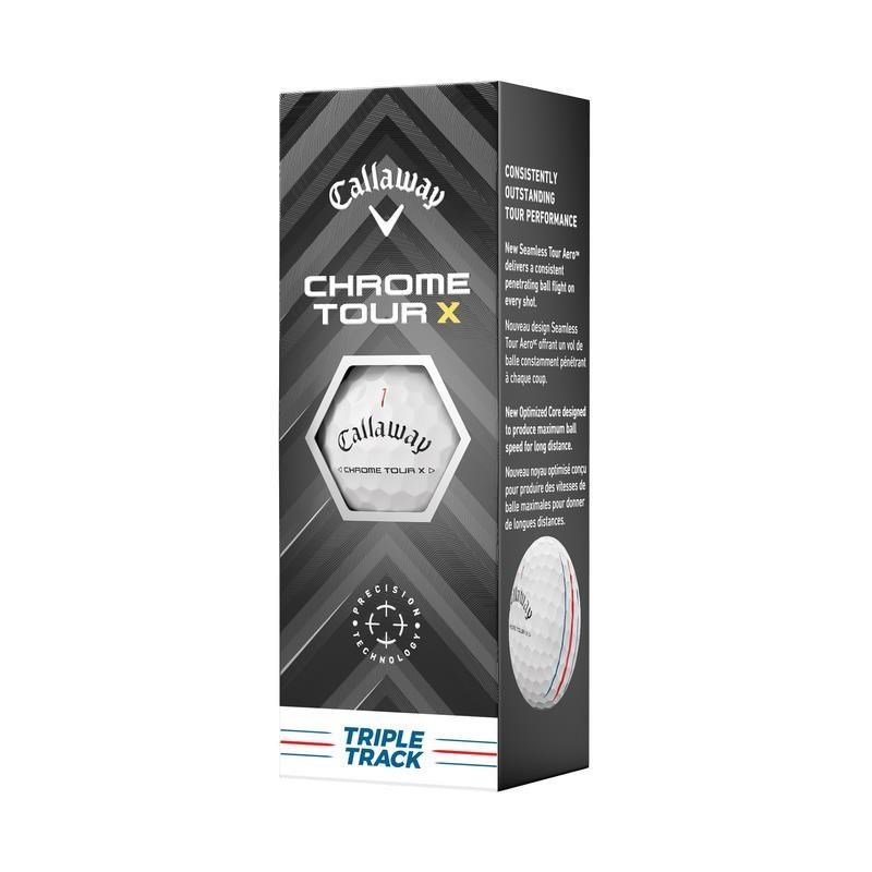 Callaway Chrome Tour X Triple Track pelotas de golf 2024 (48 pelotas, 4 docenas)