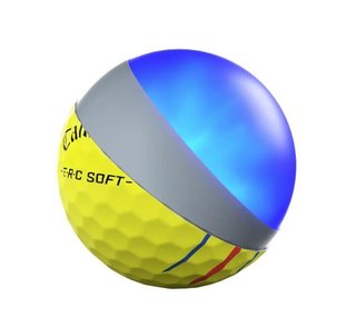 Callaway ERC Soft Triple Track pelotas de golf, amarillas