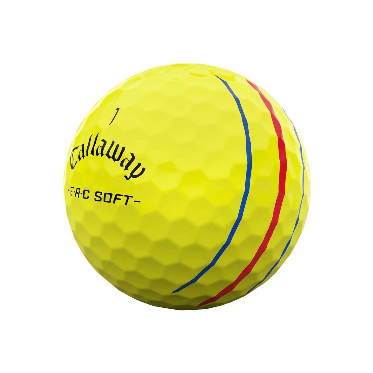 Callaway ERC Soft Triple Track pelotas de golf, amarillas