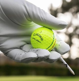 Callaway ERC Soft Triple Track pelotas de golf, amarillas