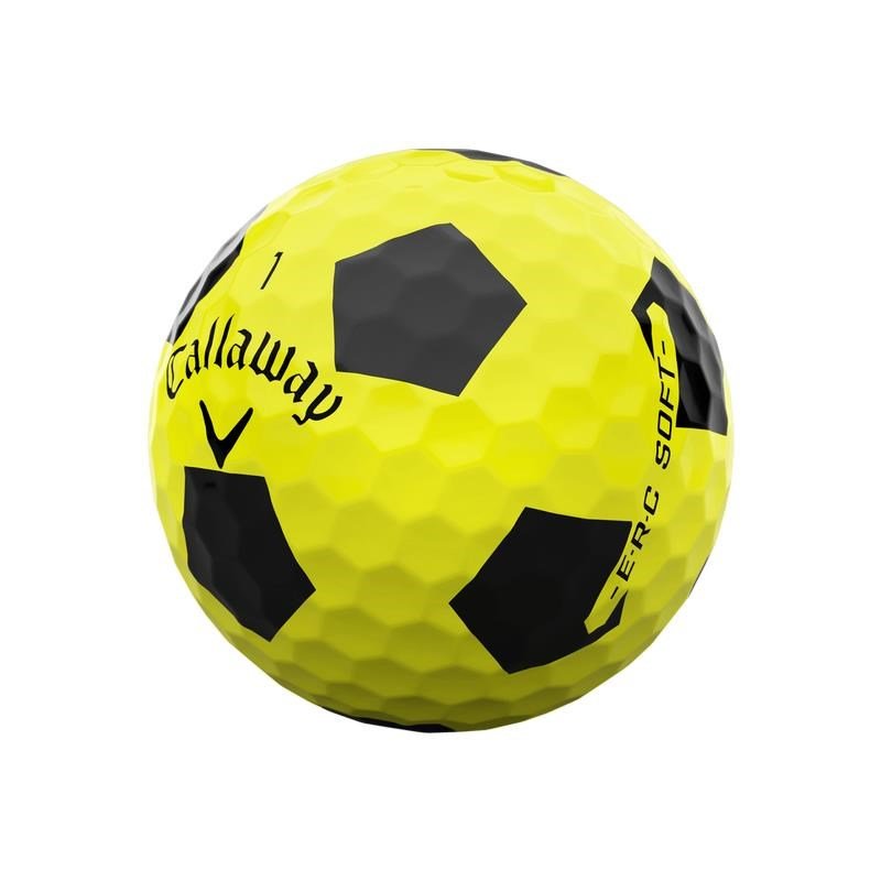 Callaway ERC Soft Truvis pelotas de golf, amarillas