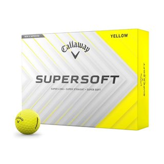 Callaway Supersoft pelotas de golf (12 pelotas), amarillas