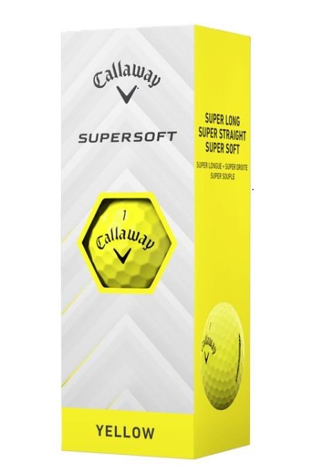 Callaway Supersoft pelotas de golf (12 pelotas), amarillas