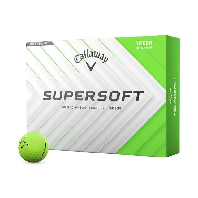 Callaway Supersoft Matte pelotas de golf, verdes