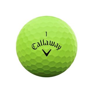 Callaway Supersoft Matte pelotas de golf, verdes