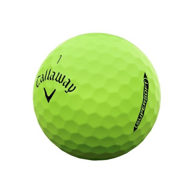 Callaway Supersoft Matte pelotas de golf, verdes