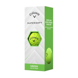Callaway Supersoft Matte pelotas de golf, verdes
