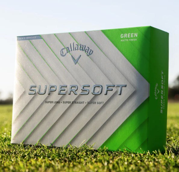Callaway Supersoft Matte pelotas de golf, verdes