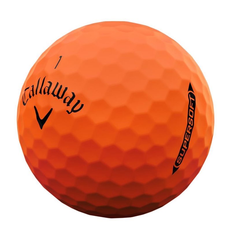 Callaway Supersoft Matte pelotas de golf, naranja