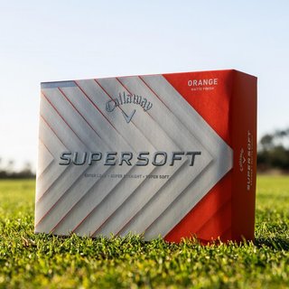 Callaway Supersoft Matte pelotas de golf, naranja