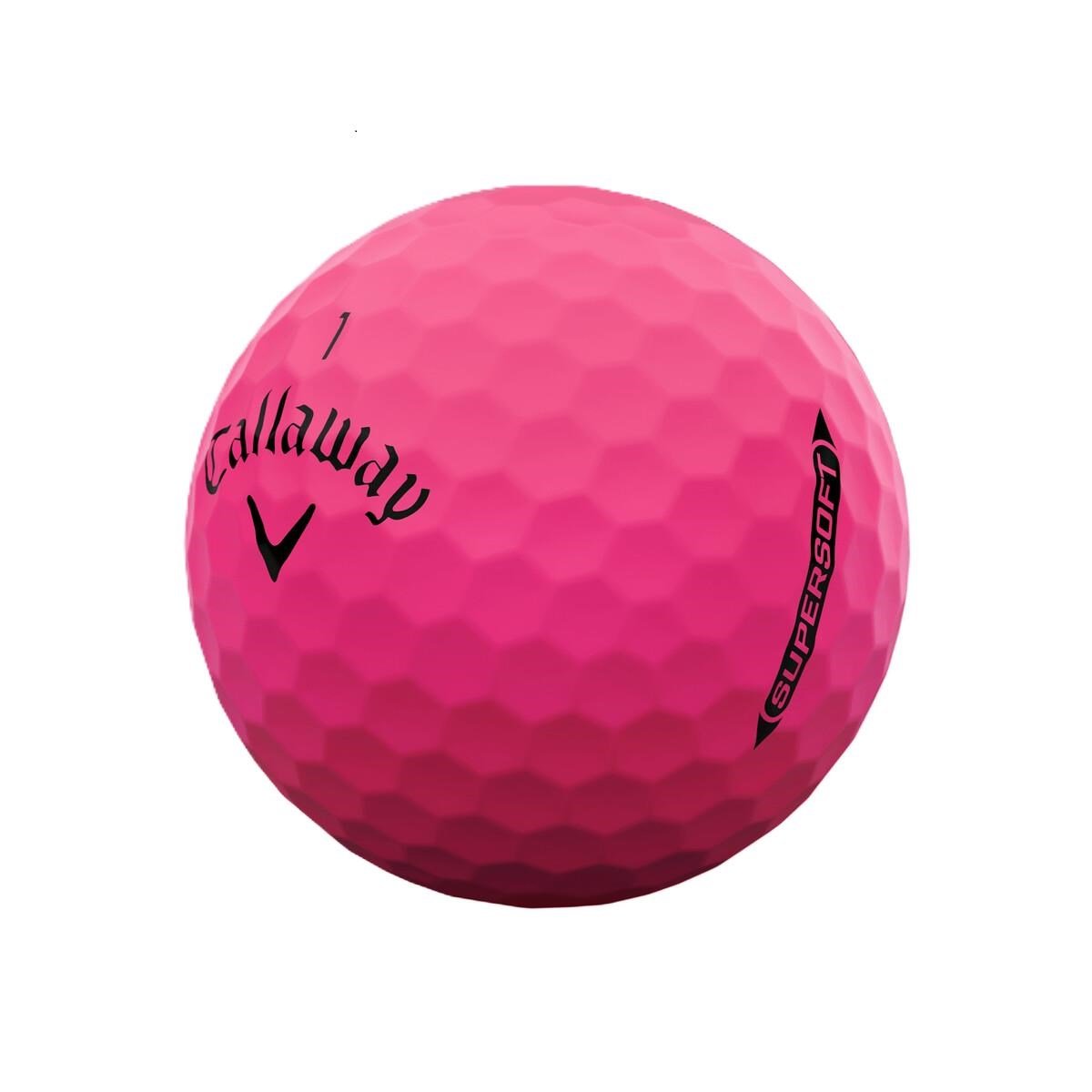 Callaway Supersoft Matte pelotas de golf, rosas