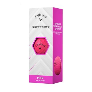 Callaway Supersoft Matte pelotas de golf, rosas