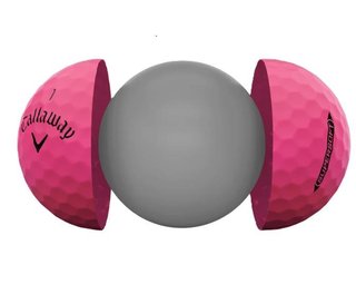 Callaway Supersoft Matte pelotas de golf, rosas
