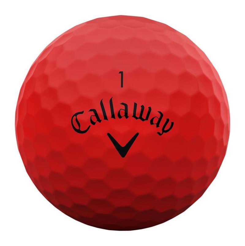 Callaway Supersoft Matte pelotas de golf, rojas