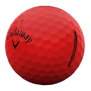 Callaway Supersoft Matte pelotas de golf, rojas