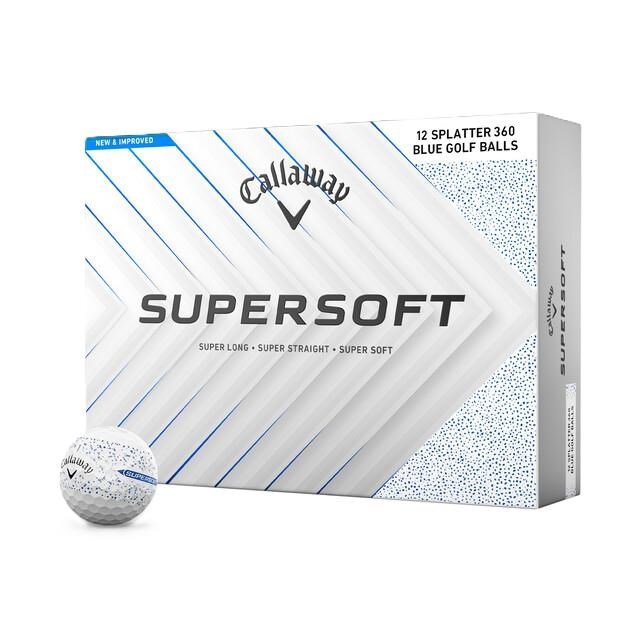 Callaway Supersoft Splatter 360 Blue pelotas de golf