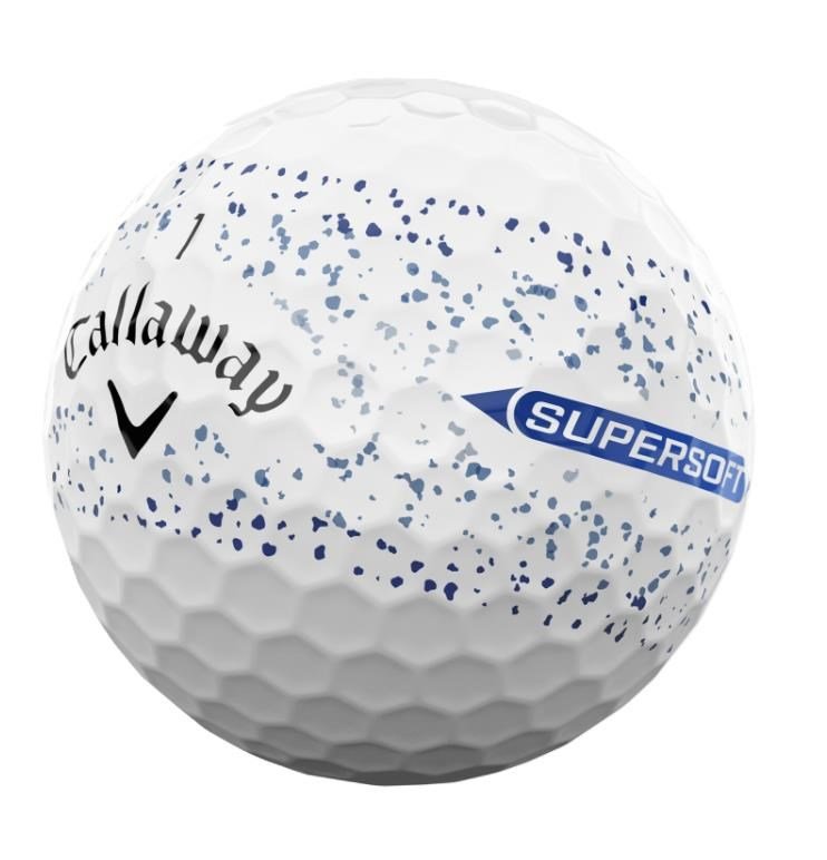 Callaway Supersoft Splatter 360 Blue pelotas de golf
