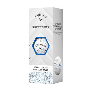 Callaway Supersoft Splatter 360 Blue pelotas de golf