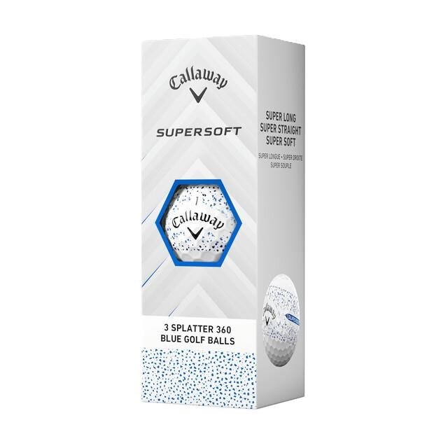 Callaway Supersoft Splatter 360 Blue pelotas de golf