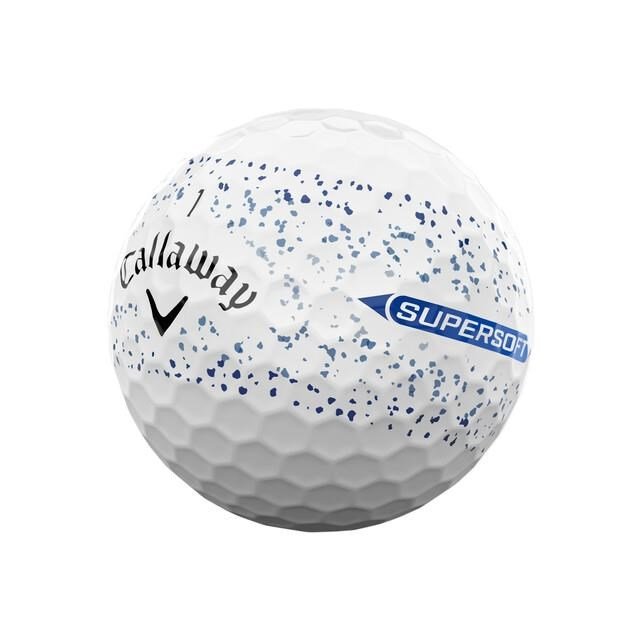 Callaway Supersoft Splatter 360 Blue pelotas de golf