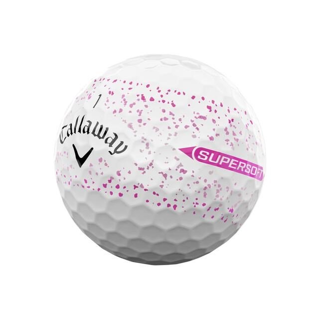 Callaway Supersoft Splatter 360 Pink pelotas de golf