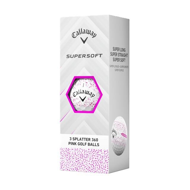 Callaway Supersoft Splatter 360 Pink pelotas de golf