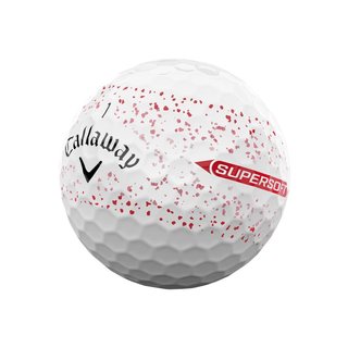 Callaway Supersoft Splatter 360 Red pelotas de golf