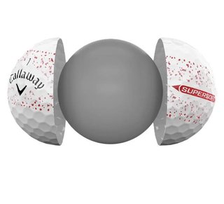 Callaway Supersoft Splatter 360 Red pelotas de golf