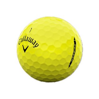 Callaway Warbird Distance+ pelotas de golf amarillas, 12 unidades