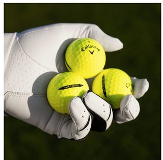 Callaway Warbird Distance+ pelotas de golf amarillas, 12 unidades