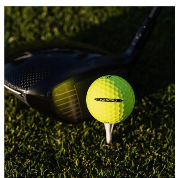 Callaway Warbird Distance+ pelotas de golf amarillas, 12 unidades