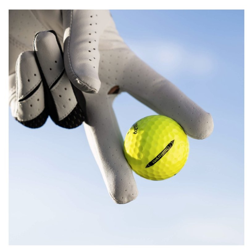 Callaway Warbird Distance+ pelotas de golf amarillas, 12 unidades