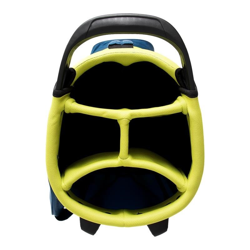 Callaway Chase Dry stand bag, azul marino/amarillo fluorescente