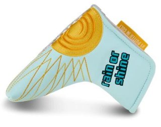 Callaway Rain Or Shine Blade Putter funda de cabeza, blanco/azul