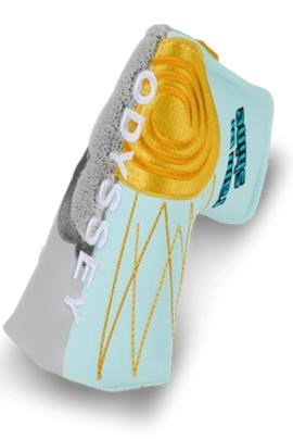 Callaway Rain Or Shine Blade Putter funda de cabeza, blanco/azul