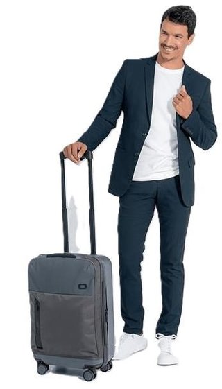 Ogio Ogio Pace Pro Hybrid Carry-on 34-36L bolsa, gris pinstripe