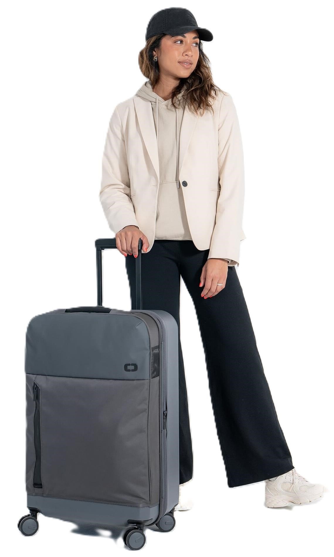 Ogio Ogio Pace Pro Hybrid Checked 72-74L bolsa de viaje, gris pinstripe