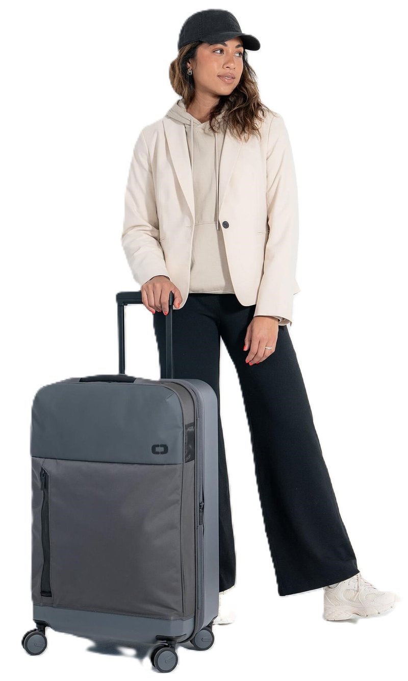 Ogio Ogio Pace Pro Hybrid Checked 72-74L bolsa de viaje, gris pinstripe